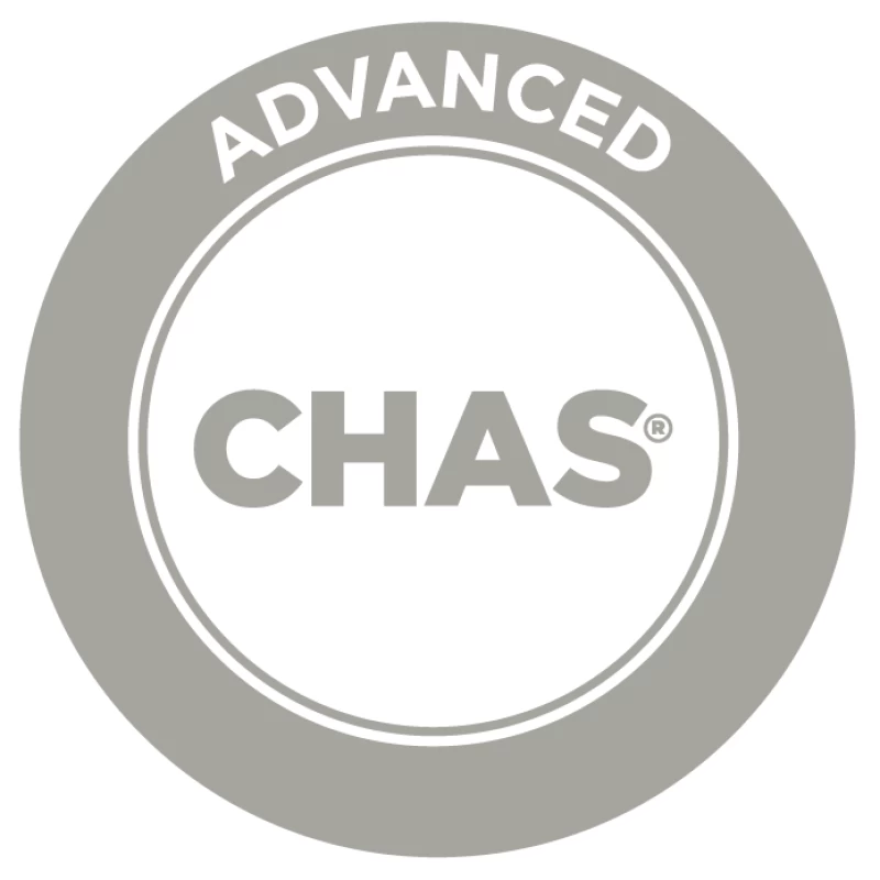 We are CHAS Advanced accredited | Belvin Construction